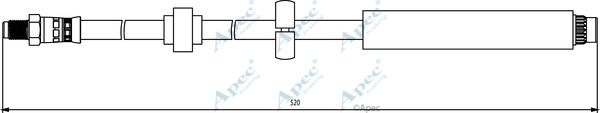 APEC BRAKING Тормозной шланг HOS3848